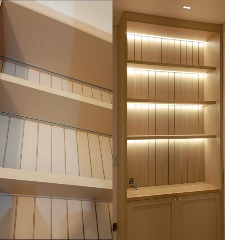 Ambiente com iluminação de LED